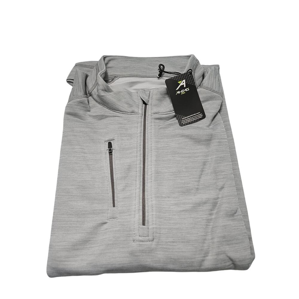 Ahead Golf Quarter Zip Mens Gray Size 3XL